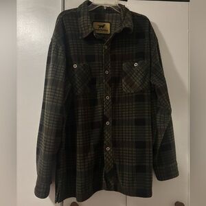 Men’s Irish Setter green fleece jacket